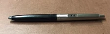 Vintage Paper Mate Profile Husky No.3 Ballpoint Pen Black & Chrome USA