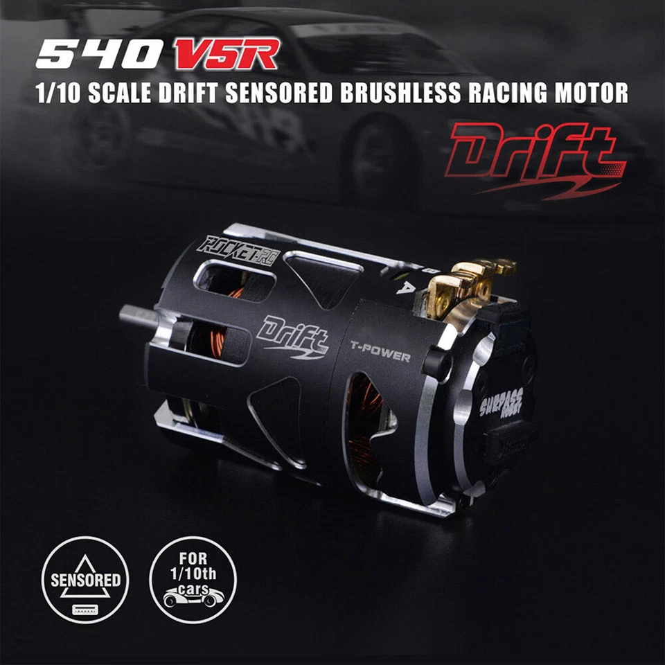 Hobbywing 10BL120 120A ESC with Rocket 540 Brushless Motor Combo for 1/10 RC Car - Image 3 of 4