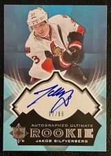 Jakob Silfverberg 2012-13 UD Ultimate Collection Rookie 97/99 Auto RC Ducks 🦆