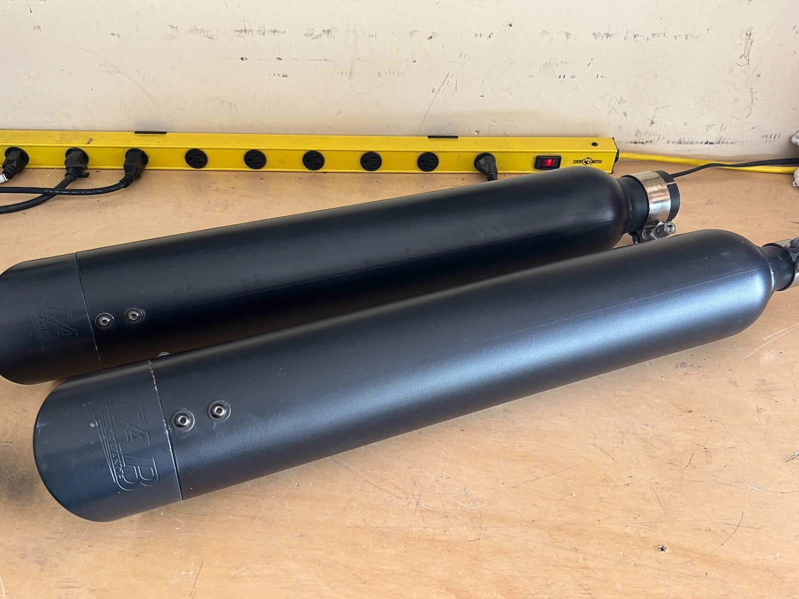 Tab performance Slip on mufflers for 2017 and up M8 with zombie baffle