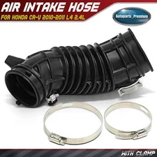 Upper Engine Air Intake Hose with Hose Clamps for Honda CR-V 2010-2011 L4 2.4L