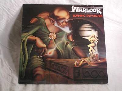 WARLOCK  -  BURNING THE WITCHES !! ( LP ) * 1.D-Pressung * VINYL NEAR MINT *