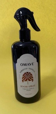 New Large 16 oz  TOBACCO + VANILLA & SPICES Room Spray by OMAVE Made In USA