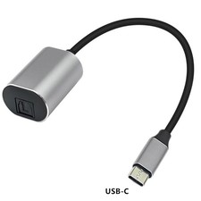USB C To SPDIF Female Converter Analog To Digital Sound Adapter Cable