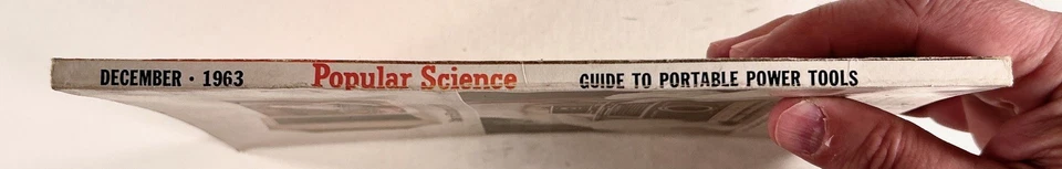 1963 Dec POPULAR SCIENCE Guide to Portable Tools ROTARY ENGINE Wernher von Braun - Image 3 of 4