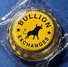A Silver 6 Gram Bottle Cap Bullion Exchanges .999 Fine New York City Proof
