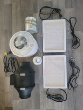 1200/2000/4000W LED Grow Light Full Spectrum Indoor kit with fan and filter