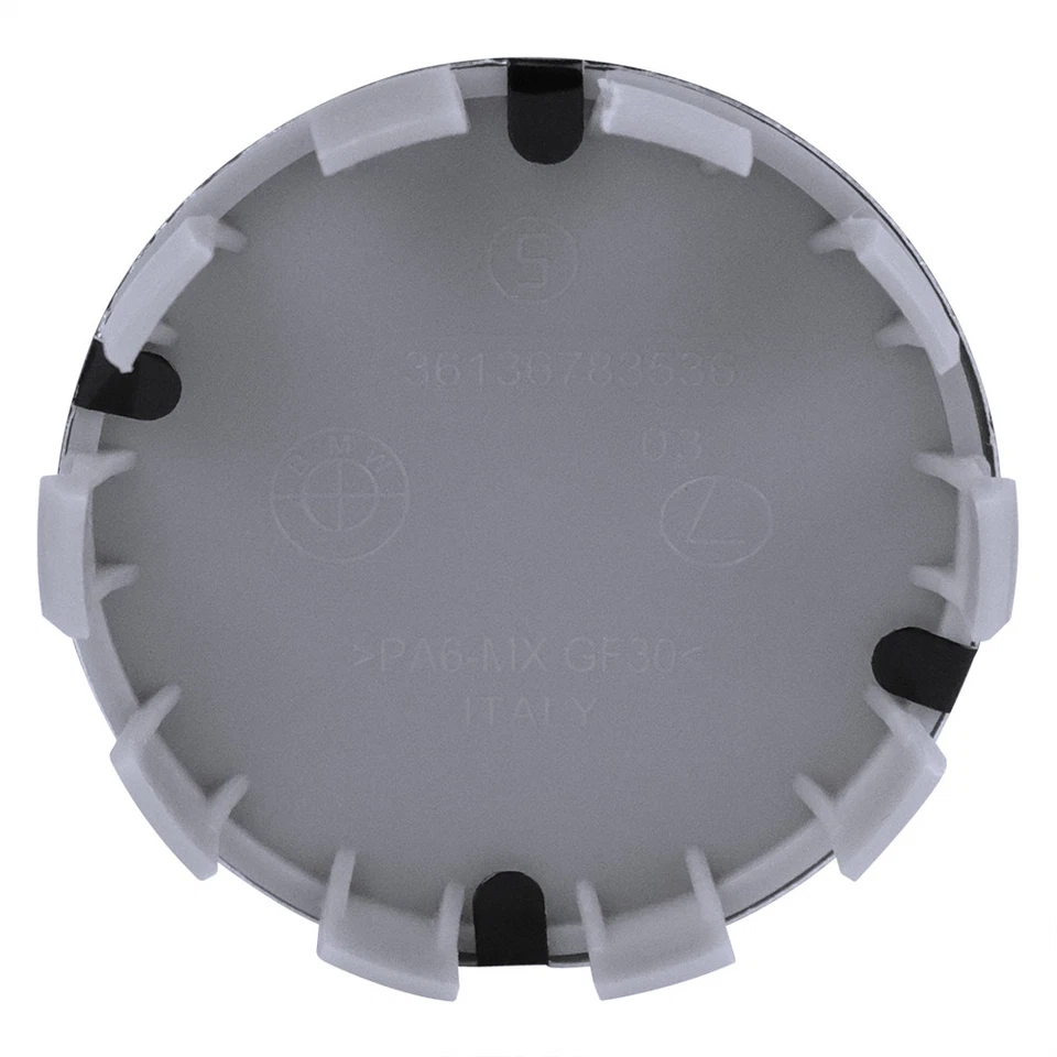 4PCS 68MM/2.65IN Black Fits BMW Wheel Center Hub Caps Badge Emblem Rim Hubcaps - Image 4 of 4