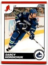 2010-11 Score Darcy Hordichuk Vancouver Canucks #467