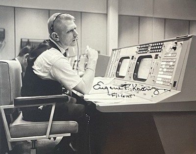 Eugene Kranz Signed 8x10 Photo NASA Apollo 13 Flight Director 9