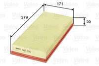 Luftfilter Valeo 585109 Filtereinsatz FüR Daewoo W124 190 Mercedes Musso FJ W201