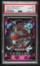 2020 Panini Prizm Draft Picks Crusade Pink Ice James Wiseman PSA 10 GEM MT 0w77