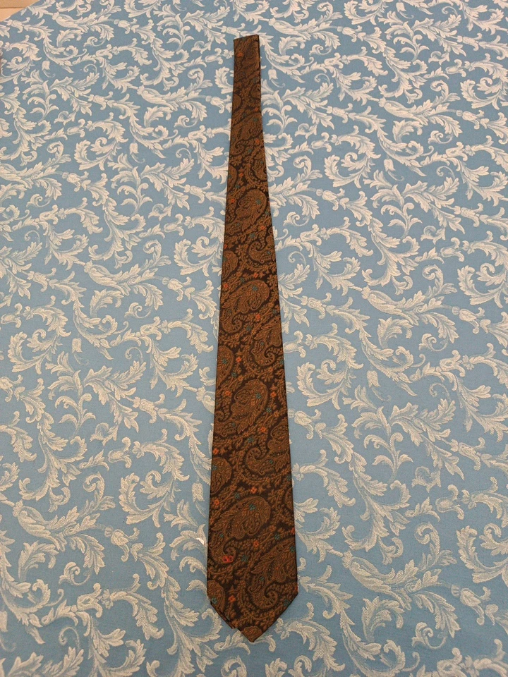 VALENTINO 100% SILK TIE SETA CRAVATTA NECKTIE MADE IN ITALY Nuova Foto.  PL - Imagen 2 de 4