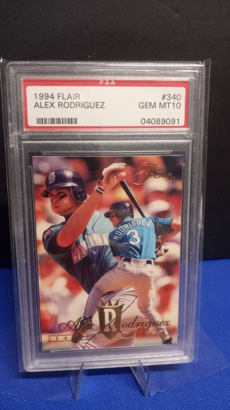 1994 Flair Alex Rodriguez #340 (RC) PSA 10