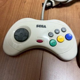 SEGA Saturn Pad Controller  set of 2 white gray japan