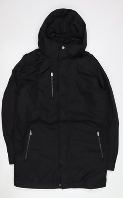 Elevate Parka Jacke Herren schwarz mit Kapuze S