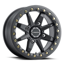 4 New 14x7 Vision 544 Bolt Atv Satin Black 4x110 Et38 Wheels Rims 4 New 14x7 Vision 544 Bolt Atv Satin Black 4x110 Et38 Wheels Rims