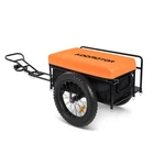 ADDMOTOR 2026 Trike Cargo Trailer with Universal Tow Bar, Waterproof Bag, DIY
