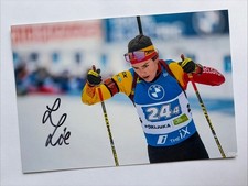 orig. Biathlon Autogramm Lottie Lie