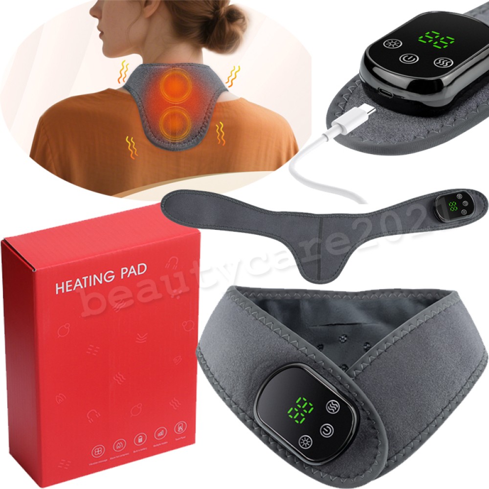 Nacken-Heizkissen, 3-stufiges elektrisches Heizkissen für die Nacken-Schultern