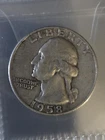 1958-D AU Washington Quarter 90% Silver