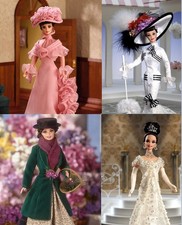 Mattel My Fair Lady Barbie Doll 1995 Hollywood Legends Collection Set of 5 NRFB