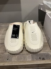 Authentic Nike Mind 001 Shoes Mule Slides Sail/Mtcl Platinum Size 10