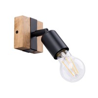 Wandstrahler BüRo Holz E27 Schwenkbar Schlafzimmer H:11 Cm Wandleuchte Flur