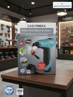 Easymaxx Akku-Handkompressor Led 12V Luftkompressor Auto Fahrrad Reifenpumpe