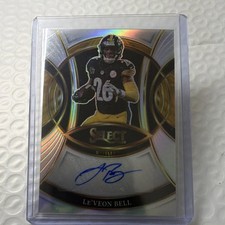Panini 2025 Select Le'Veon Bell #SP-LBL Prizm Auto Signatures Steelers