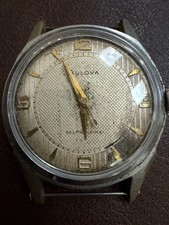 Vintage 1954 Bulova Selfwinding Honeycomb Dial Cal 10CSC Watch Ref 5100