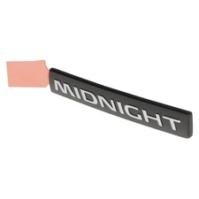 One pc Midnight Edition Rear Trunk Fender Decals Sticker Emblem Badge Nameplate