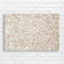 Water Texture Sepia Canvas Print Large Picture Wall Art