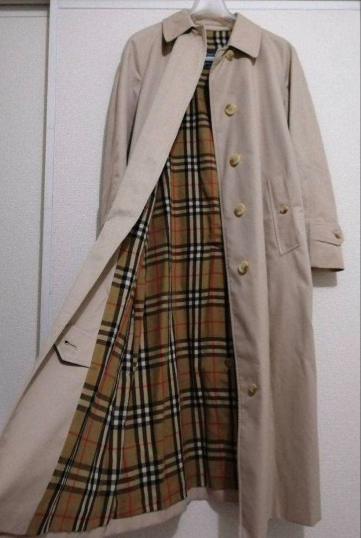 Burberry  1980s Made in England  Sten Collar Coat Trench Coat thumbnail 3
