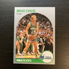 1990 NBA Hoops Basketball Card #84 Brad Davis Dallas Mavericks