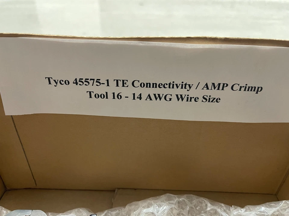 Herramienta de crimpado TE Connectivity AMP 45575-1 - 16-14 AWG - Probada y funcionando Foto 2 de 4