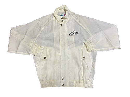 Ferrari Magneti Marelli Formula 1 Grand Prix Racing Jacket One Size White Vtg