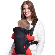 Classic Baby Carrier: Newborn to Toddler Face-In and Face-Out Carrier  Black 