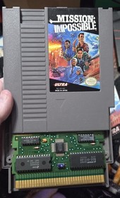Mission: Impossible for Nintendo NES, Manual Included, NTSC-U/C (Cib) TESTED 
