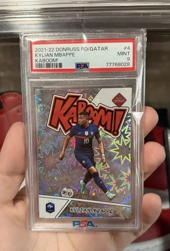 2021 Panini Donruss RD/QATAR FIFA Kaboom KYLIAN MBAPPE SSP Real Madrid Soccer
