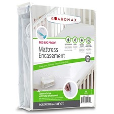 Guardmax Mini Crib Mattress Encasement Waterproof Jersey Knitted Zippered 24x38x