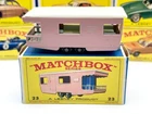 Vintage 1960s Lesney Matchbox #23 TRAILER CARAVAN Excellent w/Original Box!