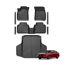 Floor Mats for Accord 2023  2025 2026 , All Weather Floor Mats Trunk C