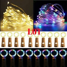 5/10pcs Battery LED Fairy String Lights Lamp Christmas Party Wedding Home Decor