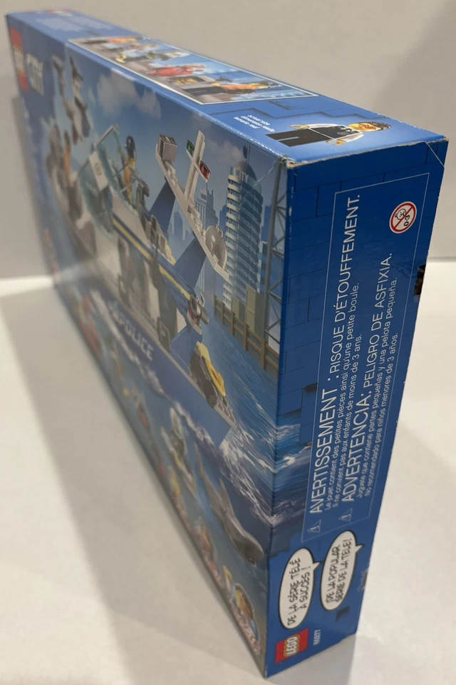 NUEVO Retirado LEGO CITY: Barco Patrulla de Policía (60277) Foto 2 de 4