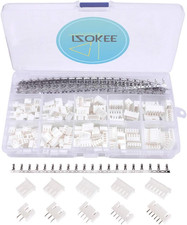 460Pcs JST Connector Kit with 2.54Mm JST-XH 2/3 / 4/5/ 6 Pin Housing Female and