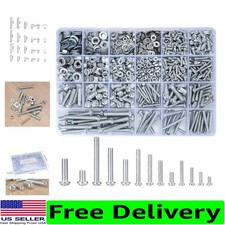 Durable 1080-Piece Screw and Bolt Assortment - Zinc-Plated for Long Lasting Use