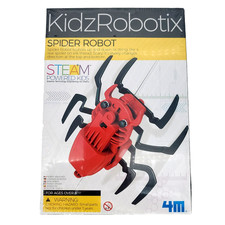 4M KidzRobotix Steam Powered Spider Robot Steam Powered Kids Ages 8 NEW,SEALED