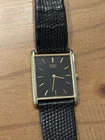 Seiko Men's Vintage Watch Black-Gold, Model 5Y30-5069