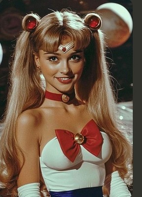 4x6  Color Photo Print Women Famous Fan Art ai Fantasy superhero cosplay Apo 35
